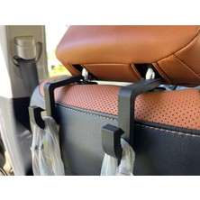 Sora Design Araç Koltuk Başlığı 2'li Askı Kancası, Çanta ve Poşet Tutucu Oto Düzenleyici Aparat