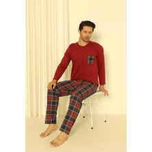 Ars Uzun Kollu Kareli Erkek Pijama Takımı