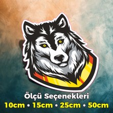 Sb Store Kurt Temalı Oto Araç Motosiklet Kask Notebook Duvar Sticker Etiket Model 15