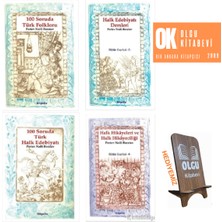 100 Soruda Türk Folkloru - 100 Soruda Türk Halk Edebiyatı - Halk Hikayeleri ve Halk Hikayeciliği - Halk Edebiyatı Dersleri 4 Kitap Set - Pertev Naili Boratav