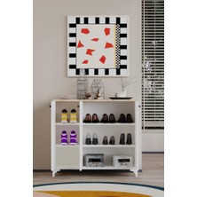 Kzy Mobilya Konak Ayakkabılık Çok Amaçlı Ayakkabılık