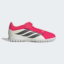 adidas Predator Club Katlanır Dilli Elastik Bağcıklı Çocuk Kırmızı HalıSaha Kramponu.-