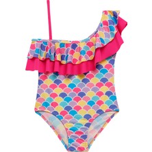 Neopy Uv Korumalı Askılı Mayo Kız Çocuk Yüzücü Mayo 5220 PEMBE03