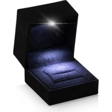 Siyah Işıklı Yüzük Kutusu