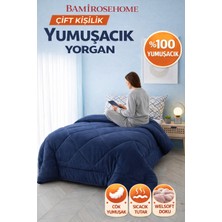 Bamirose Diamond Lüx Wellsoft Çift Kişilik Çift Taraflı Yorgan + Yastık Kılıfı, Uyku, Çeyiz Seti