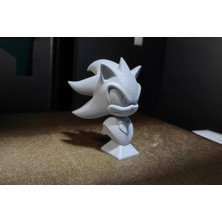 Sora Design Shadow The Hedgehog Büst Figürü Dekoratif Koleksiyon ve Masaüstü Süs Eşyası