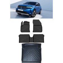 Sahler Opel Frontera 2025 ve Sonrası Elektrikli 4.5d Paspas 3D Rizline Sabit Zemin Bagaj Havuzu