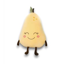 Top Rock Store Sevimli Meyve Armut Peluş Oyuncak Hediyelik Uyku Arkadaşı 30 cm