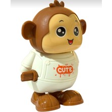 Top Rock Store Kurmalı Zıp Zıp Zıplayan Yürüyen Sevimli Maymun 10 cm