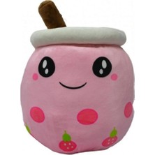 Top Rock Store 15 cm Peluş Hediyelik Sevimli Pipetli Bardak