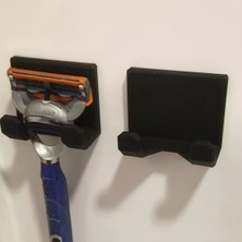 Sora Design 2'li Duvar Tipi Jilet ve Tıraş Bıçağı Askısı - Banyo Düzenleyici