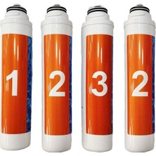 Sulook Waterlife Uyumlu 4 Lü Filtre Seti - Takçevir 4 Lü Su Arıtma Filtresi