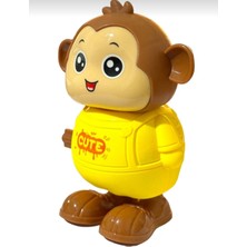 Top Rock Store Kurmalı Zıp Zıp Zıplayan Yürüyen Sevimli Maymun 10 cm