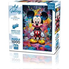 Ks Games Mickey 1000 Parça Puzzle