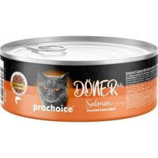 Üreticiniz Prochoice Döner Bites Sos Içinde Somonlu Yetişkin Konserve Kedi Maması 70 gr 1 Adet