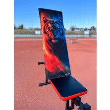 Oxium Bear Pamuklu Yeni Nesil Fitness Spor Havlusu - Dijital Baskılı - Hızlı Kuruyan Mikrofiber | Tiger