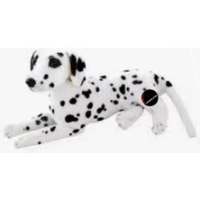 Top Rock Store Sevimli Dalmaçyalı Havlayan Sesli Köpek Peluş Oyuncak 35 cm