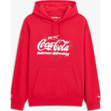 Converse x Coca-Cola Erkek Kırmızı Hoodie