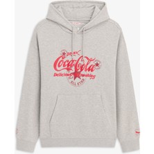Converse x Coca-Cola Erkek Gri Hoodie