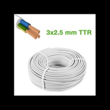 Go İthalat Ttr 3x2.5mm Kablo 100MT  Cca Kablo (5468)