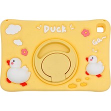 Nettech Samsung Galaxy Tab S6 Lite P610 10.4 Inc Uyumlu Maskot Duck Seri Arka Koruma