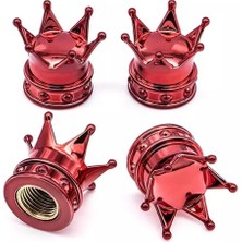 Marsilyan Kral Tacı Alüminyum Sibop Kapağı Kırmızı