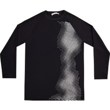 Neopy Uv Korumalı Genç Uzun Kollu Tek Üst Mayo Erkek Çocuk Tshirt 5317 Siyah