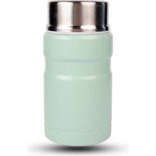 Allmug 750 ml Çelik Kaşıklı Yemek Termosu - 304 Kalite Paslanmaz - Sıcak Tutan Sefer Tası