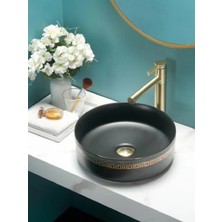 Fualora Seramik Çanak Lavabo Batarya Deliksiz 40*40*13 cm