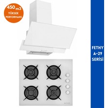 Eminçelik ve Afm Tech Markalı / FETHY-A29 /  2'li  Ocak Davlumbaz  Ankastre Set (12 226  + FM3301 )