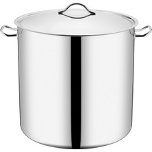 Net Çelik Kapaklı  Endüstriyel Silindir Tencere 50X50 cm 98 Litre