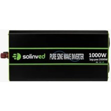 Solinved - Inges 12 Volt 1000 Watt Tam Sinüs Inverter - 12 V 1000 W Invertör , 220 Volt Çevirici