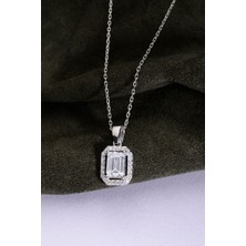 925 Ayar Gümüş Tekli Baget Kolye