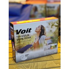 Çadır Dünyası Tek Kişilik Şişme Yatak - 191x73x22 cm - Kadife Yüzeyli