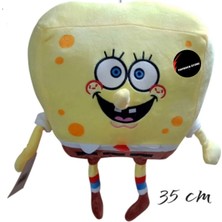 Top Rock Store Sünger Bob Peluş Oyuncak Organik Kumaş 35 cm Hediyelik Uyku Arkadaşı
