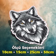 Sb Store Kurt Temalı Oto Araç Motosiklet Kask Notebook Duvar Sticker Etiket Model 12