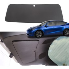 Ramm Tesla Model Y Arka Bagaj Kapağı Iç Koruyucu Bakalit - Siyah