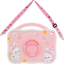 Nettech Apple iPad 7. Nesil 10.2 Inch Uyumlu Maskot Rabbit Seri Arka Koruma