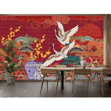 Arterior Wallpaper Japon Stili Ilüstrasyon Poster Duvar Kağıdı