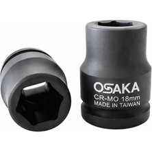 Osaka 1/2 Altı Köşe Havalı Lokma 18 mm