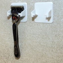 Sora Design 2'li Duvar Tipi Jilet ve Tıraş Bıçağı Askısı - Banyo Düzenleyici