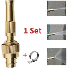 SiHako Kelepçeli Hortum Tazyik Aparatı -Bahçe Araç Balkon Yıkama Aparatı