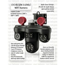 Cyz Bilişim 4 Lensli Ultra Hd Wifi Kamera