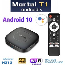 Go İthalat Mortal T1.android Tv Box 2gb Ram -16 GB Hafıza Android 12 Tvbox (5473)