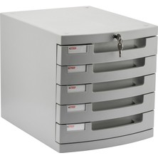 Bigpoint Çekmeceli Evrak Rafı Kilitli 5'li