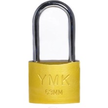 Epilons Eko Sarı Boyalı Uzun Kancalı Asma Kilit 63MM