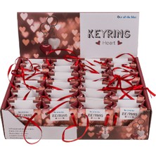 Out Of The Blue Metal Mini Kağıt Torbada Kalp Anahtarlık