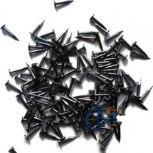 Epilons Klips, Menteşe, Ayağı Çivisi 9mm Çelik - Siyah 10GR