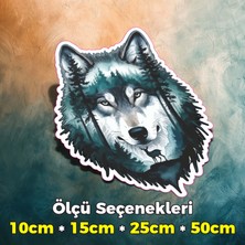 Sb Store Kurt Temalı Oto Araç Motosiklet Kask Notebook Duvar Sticker Etiket Model 11