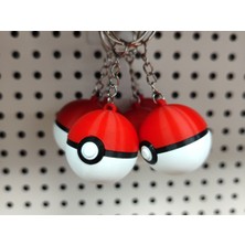 Sora Design Pokeball Tasarımlı Dekoratif Anahtarlık Çanta Anahtarı Aksesuarı